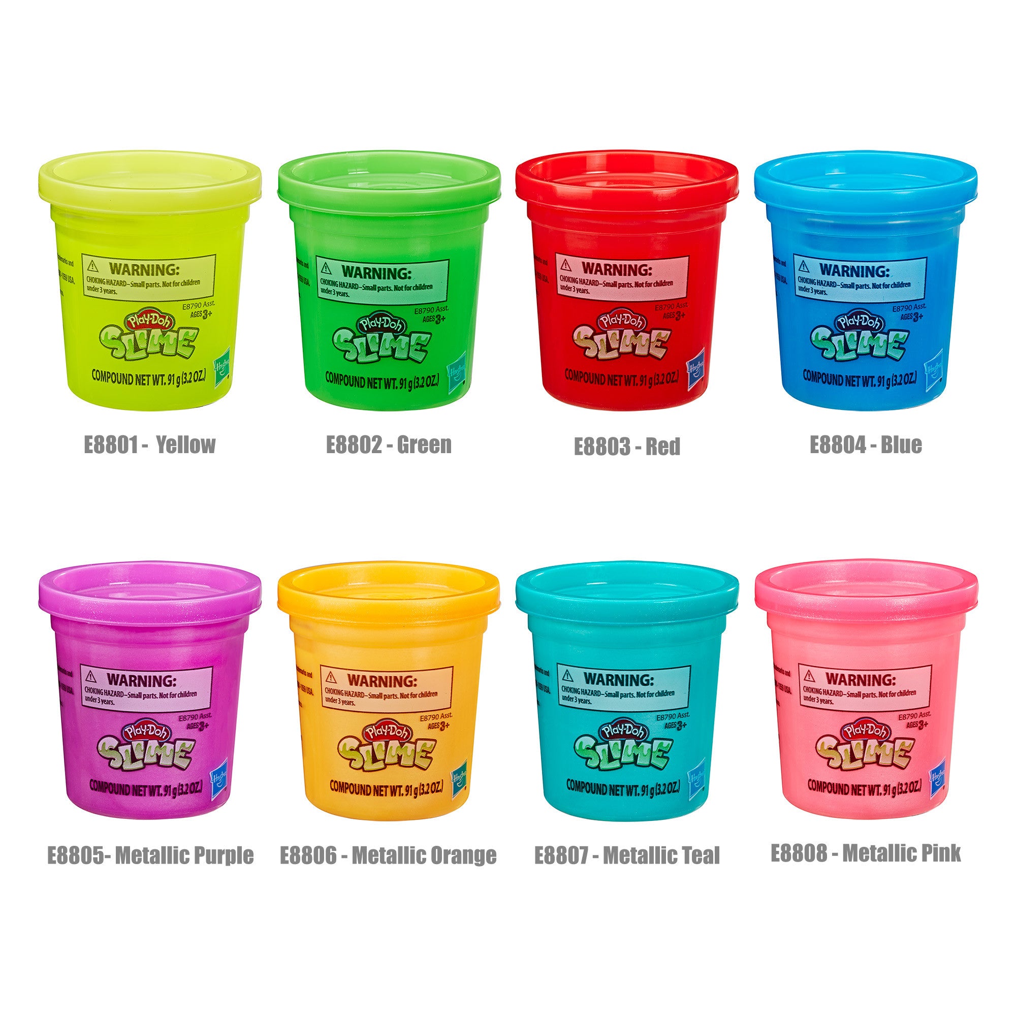 Play Doh Brand Slime Single 3.2 Ounce Can Assortment Grandma s Place